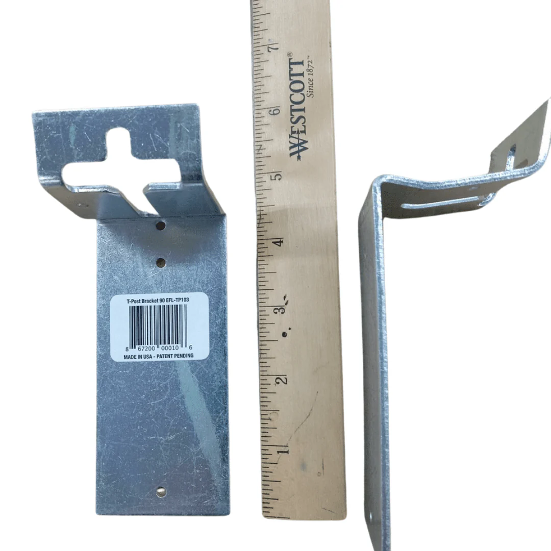 Vertical T-Post Bracket - 2" - Image 2
